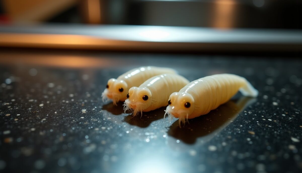 Asticots dans la maison : causes d&rsquo;apparition et solutions efficaces