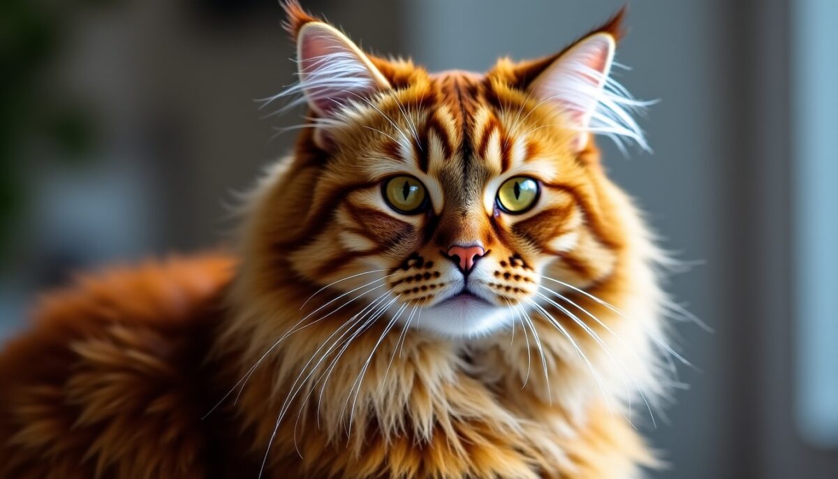 Main Coon roux : découvrez les secrets de ce chat majestueux au pelage flamboyant