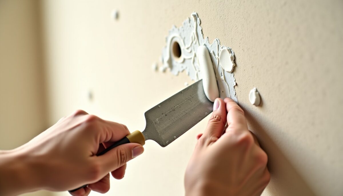 Réparer un mur : astuces pour combler petits trous, fixer avec des chevilles et reboucher les grands dégâts